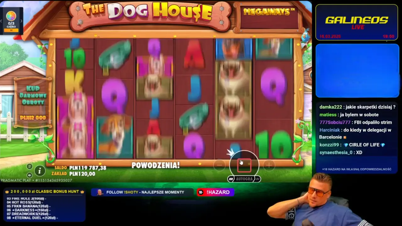 Galineos stream slot The Dog House